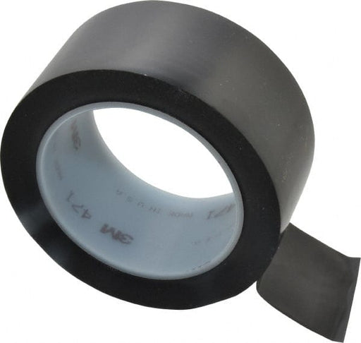 Floor & Aisle Marking Tape: 2" Wide, 5.2 mil Thick, Vinyl