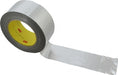 Glass Cloth Tape: 2" Wide, 36 yd Long, Silver, Aluminum