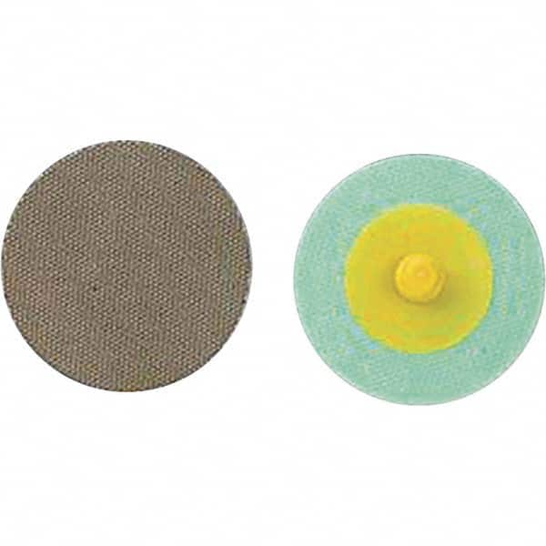 Quick-Change Disc: Roloc TR, 2" Disc Dia, 400 Grit, Diamond, Coated