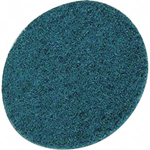 Hook & Loop Disc: 4" Disc Dia, Non-Woven, Aluminum Oxide
