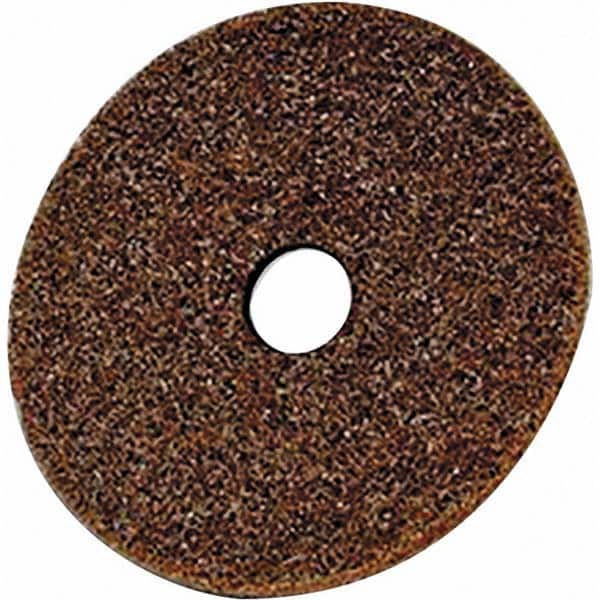 Hook & Loop Disc: 5" Disc Dia, Non-Woven, Aluminum Oxide