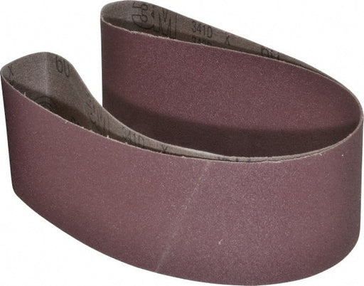 Abrasive Belt: 3" Wide, 48" Long, 60 Grit, Aluminum Oxide