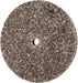 Deburring Wheel:  3" Dia,  1/4" Face Width,  1/4" Hole,  Density 7 N/A Aluminum Oxide