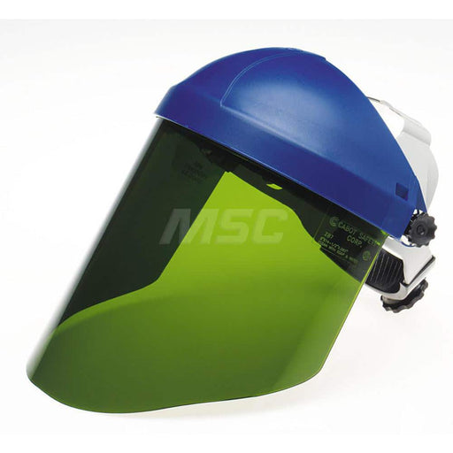 Face Shield Windows & Screens: Face Shield Window, Green, 3, 9" High, 0.08" Thick