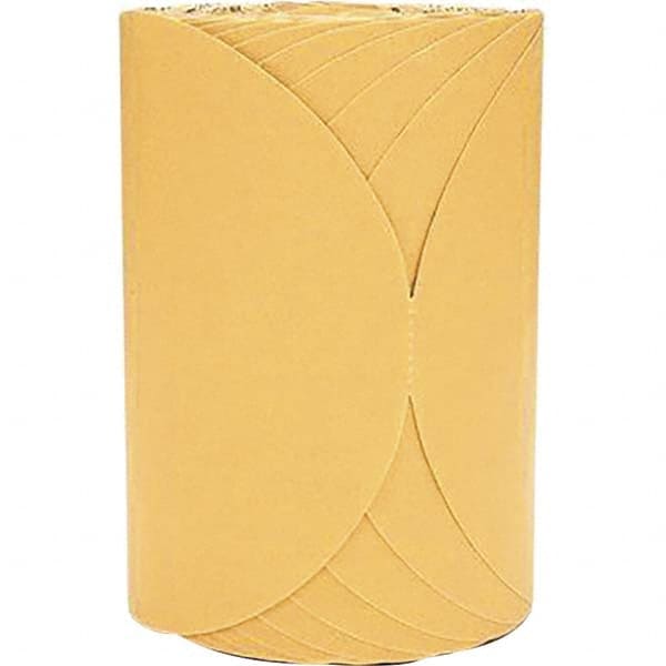 PSA Disc: 6" Disc Dia, 180 Grit, Aluminum Oxide