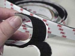 Hook & Loop; Shape: Roll ; Tape Width: 0.15in ; Color: White ; Piece Diameter (Inch): 1 ; Roll Length (yd): 5.00 ; Tape Material: Rubber