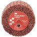 Mounted Flap Wheel: 3" Dia, 1-3/4" Face Width, Aluminum Oxide