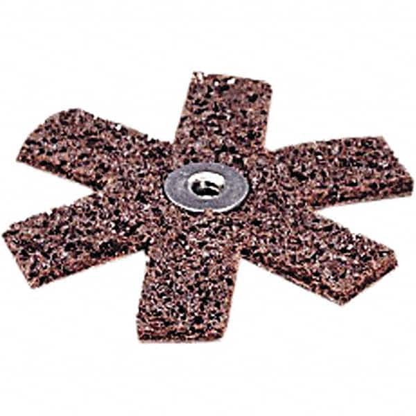 4" Diam Nonwoven Sanding Star