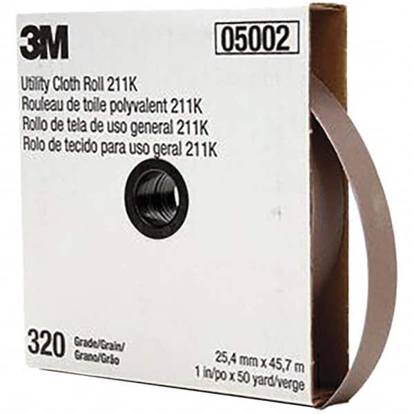 1" x 50 Yd 320 Grit Aluminum Oxide Shop Roll