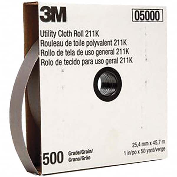 1" x 50 Yd 500 Grit Aluminum Oxide Shop Roll