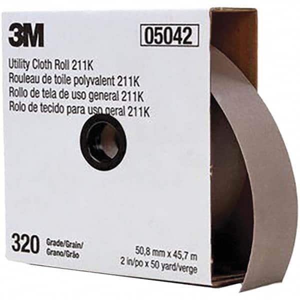 2" x 50 Yd 320 Grit Aluminum Oxide Shop Roll