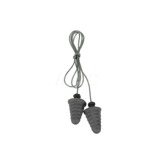 Earplug: 32dB, Foam, Cone, No Roll, Corded