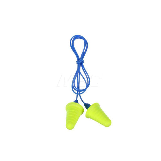 Earplug: 30dB, Foam, Cone, Push-In Stem, Corded