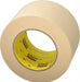 Masking Tape: 3" Wide, 60 yd Long, 5.9 mil Thick, Tan