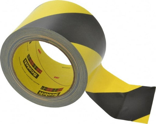 Floor & Aisle Marking Tape: 3" Wide, 5.4 mil Thick, Vinyl