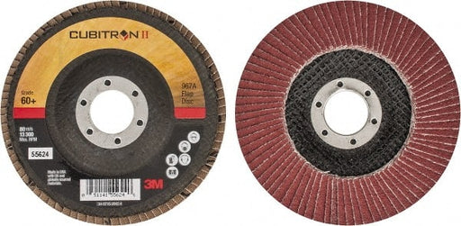 Flap Disc: 7/8" Hole, 60 Grit, Ceramic, Type 29