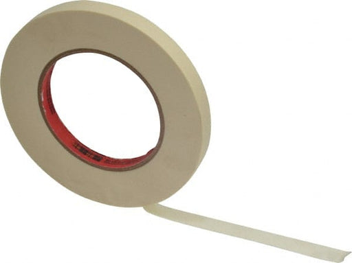 Masking Tape: 12 mm Wide, 60 yd Long, 6 mil Thick, Tan