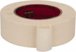 Masking Tape: 38 mm Wide, 60 yd Long, 6 mil Thick, Tan