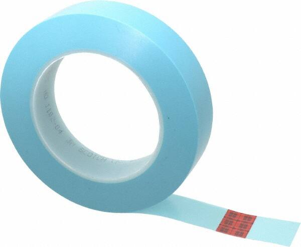Masking Tape: 1" Wide, 60 yd Long, 4.8 mil Thick, Blue