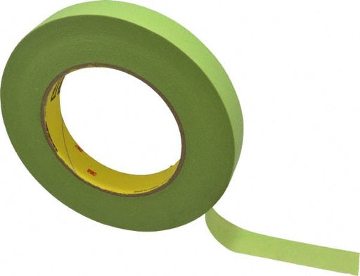 Masking Tape: 18 mm Wide, 60 yd Long, 6.7 mil Thick, Green