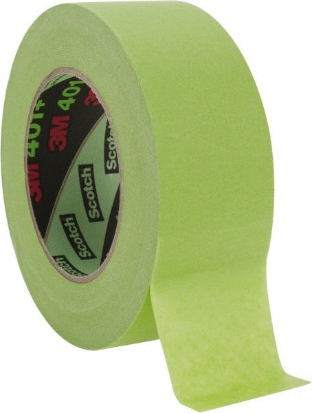 Masking Tape: 2" Wide, 60 yd Long, 6.7 mil Thick, Green