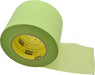 Masking Tape: 4" Wide, 60 yd Long, 6.7 mil Thick, Green