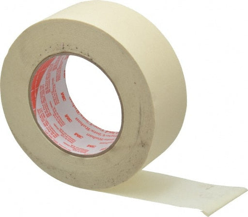 Masking Tape: 2" Wide, 60 yd Long, 6.5 mil Thick, Tan