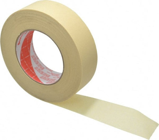 Masking Tape: 38 mm Wide, 60 yd Long, 7.2 mil Thick, Tan