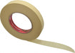 Masking Tape: 18 mm Wide, 60 yd Long, 7.9 mil Thick, Tan