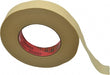 Masking Tape: 1" Wide, 60 yd Long, 7.9 mil Thick, Tan