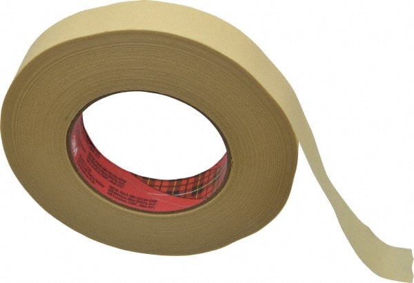 Masking Tape: 1" Wide, 60 yd Long, 7.9 mil Thick, Tan