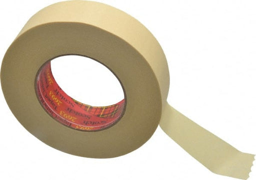 Masking Tape: 38 mm Wide, 60 yd Long, 7.9 mil Thick, Tan