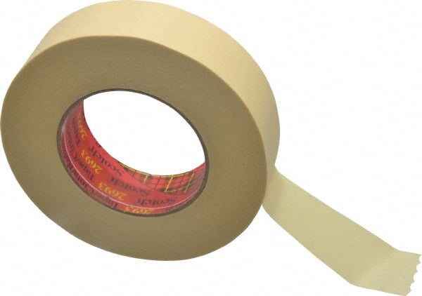 Masking Tape: 38 mm Wide, 60 yd Long, 7.9 mil Thick, Tan