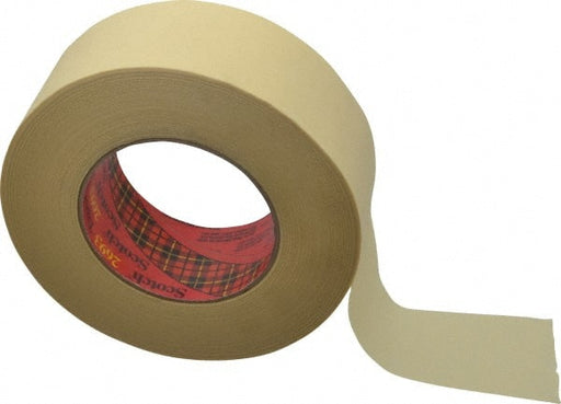 Masking Tape: 2" Wide, 60 yd Long, 7.9 mil Thick, Tan