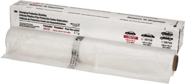 Masking Film Tape: 144" Wide, 133.3 yd Long, Brown