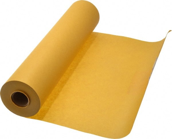 Masking Paper: 12" Wide, 60 yd Long, 2 mil Thick, Gold