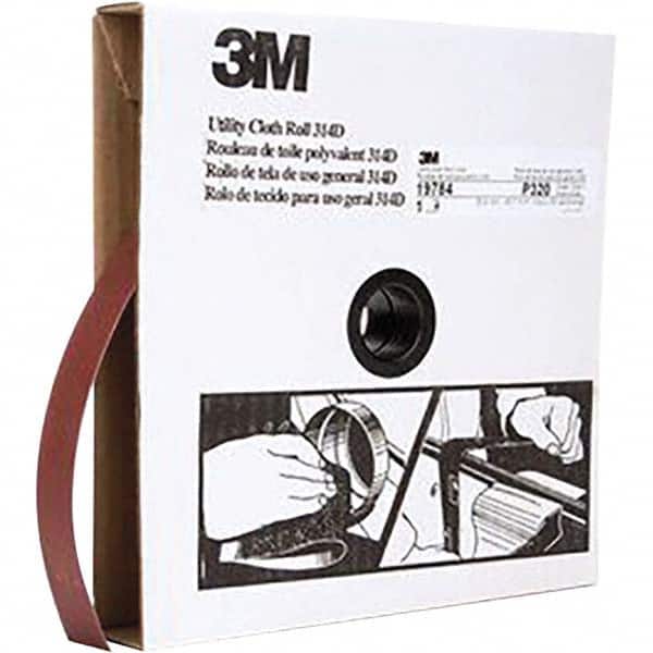 1" x 50 Yd 320 Grit Aluminum Oxide Shop Roll