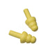 Earplug: 25dB, Plastic, Flanged, Push-In Stem, Uncorded