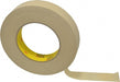 Masking Tape: 1" Wide, 60 yd Long, 7.6 mil Thick, Tan
