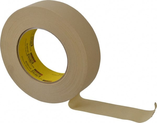 Masking Tape: 38 mm Wide, 60 yd Long, 7.6 mil Thick, Tan
