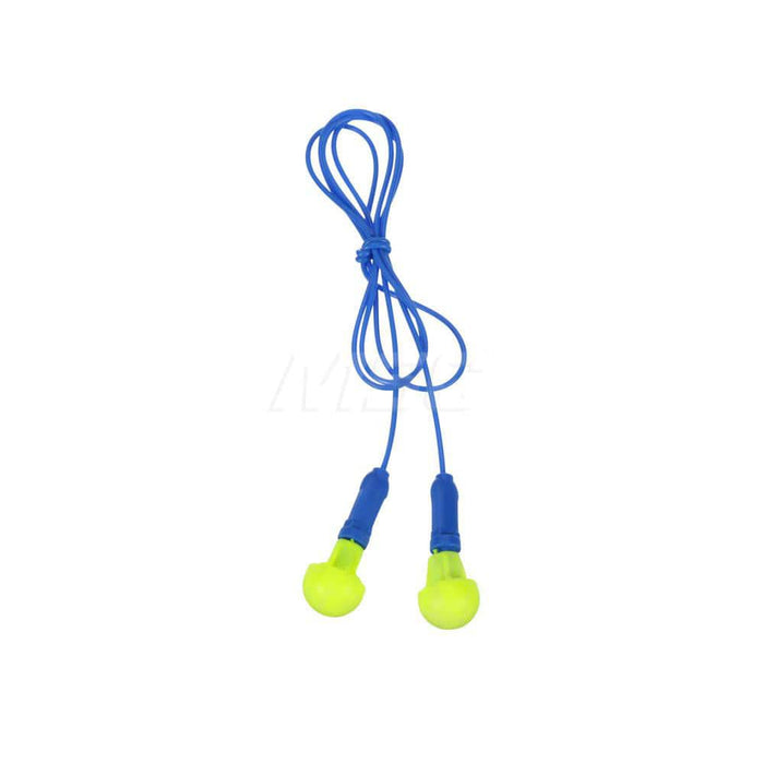 Earplug: 28dB, Foam, Round, Push-In Stem, Corded