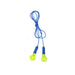 Earplug: 28dB, Foam, Round, Push-In Stem, Corded