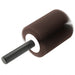 Mounted Flap Wheel: 1" Dia, 1" Face Width, 120 Grit, Aluminum Oxide