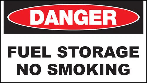 ZING Sign,DANGER Fuel Storage,7x10 ADH — Pelican Supply