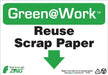 ZING Reuse Scrap Paper<Down Arrow>' 10'x7'