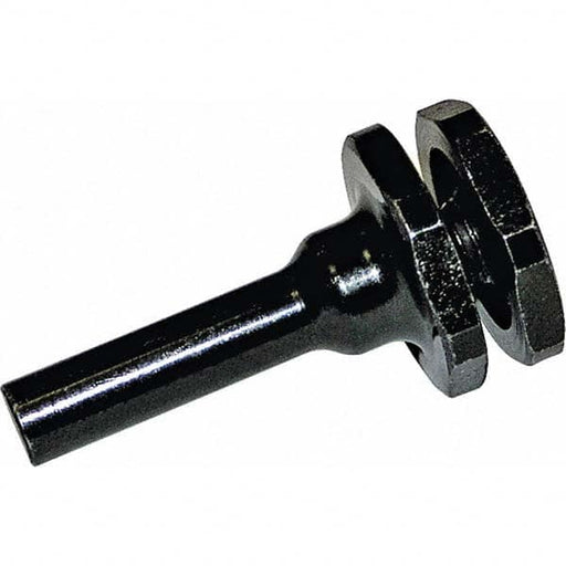 Wheel Mandrels; For Hole Size (Inch): 1/4; Maximum Wheel Width (Inch): 1; For Hole Size: 1/4 in; Shank Diameter (Inch): 0.1200; Head/Washer Diameter (Inch): 4.3000; Overall Length (Inch): 3; Connector Type: Wheel Mandrel; Minimum Wheel Diameter (Inch): 2;