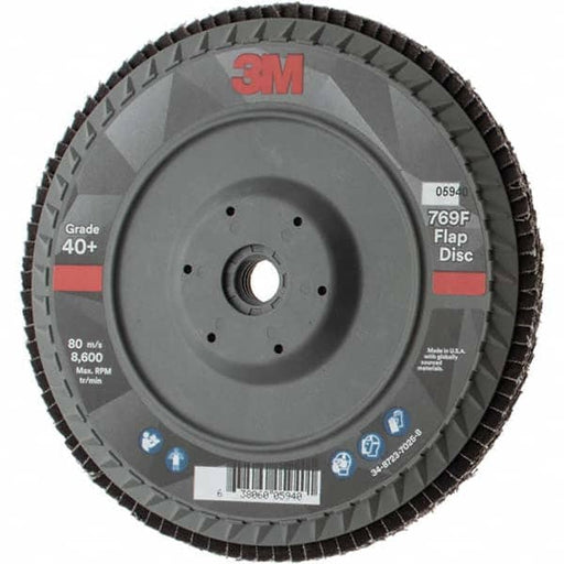 Flap Disc: 5/8-11 Hole, Ceramic, Type 27