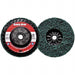 Deburring Disc: 4-1/2" Dia, Extra Coarse Grade, Aluminum Oxide