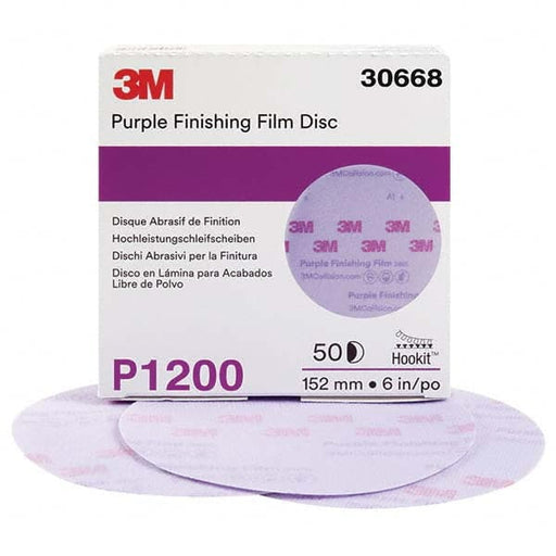 Hook & Loop Disc: 1200 Grit, Film Disc, Aluminum Oxide