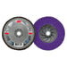 Flap Disc: 4-1/2" Dia, 5/8-11 Hole, 60 Grit, Ceramic, Type 27